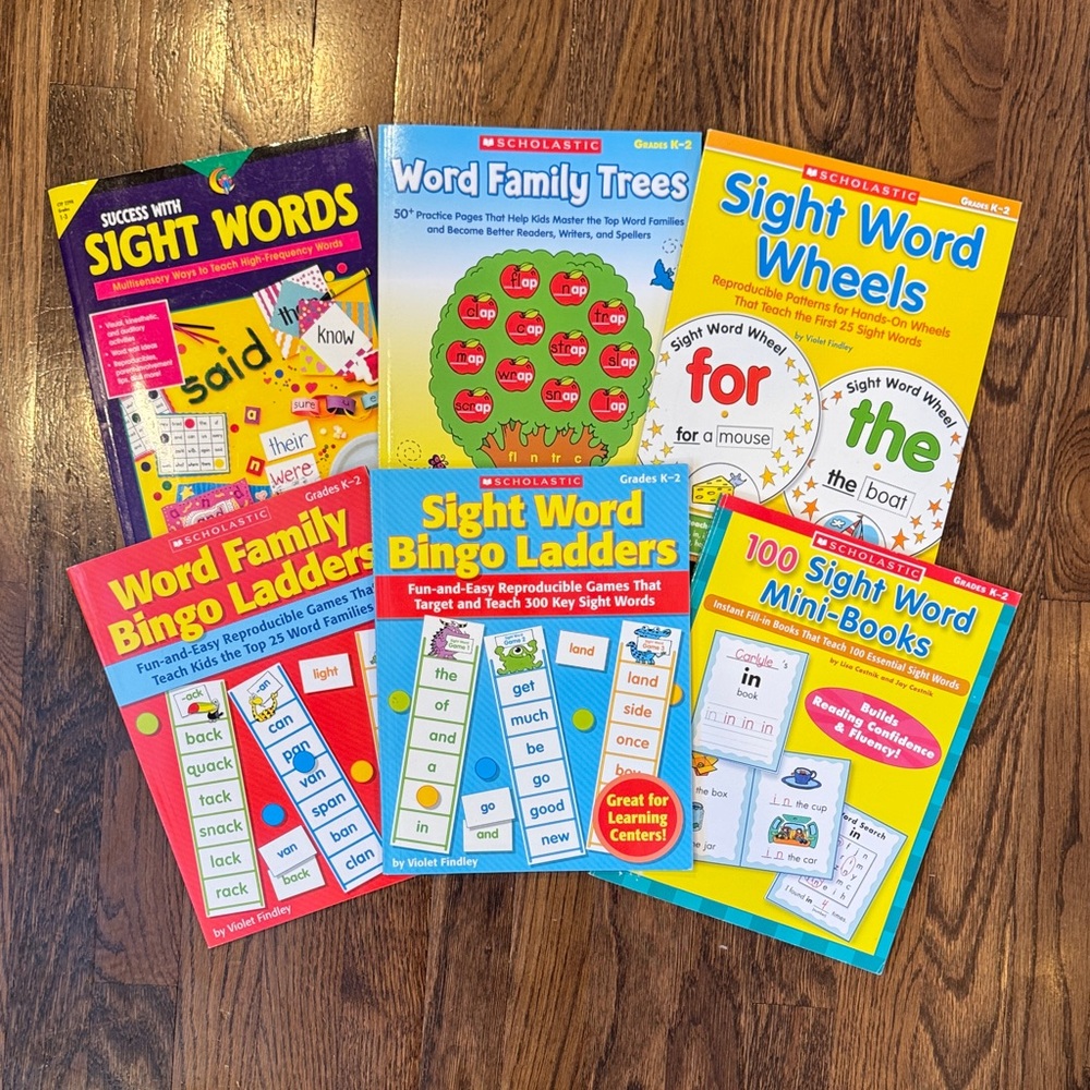 Scholastic Sight Word Activity Books Set